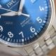 Best copy IWC Pilot Mark XVIII Heritage Blue Dial Stainless Steel Watch 40mm (5)_th.jpg